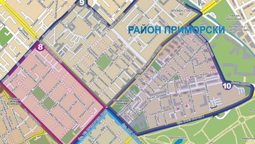 От днес започва работа част от „синя зона – широк център“ във Варна