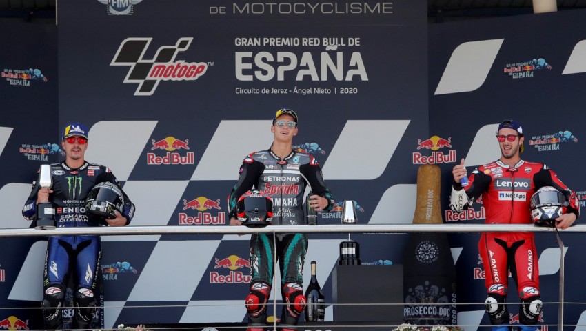 Куартараро спечели дебютен успех в MotoGP в първия старт за сезон 2020