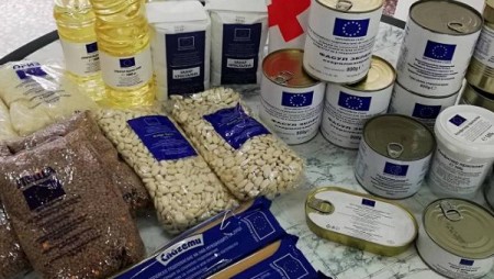 В област Варна БЧК раздава хранителни продукти на хора в нужда