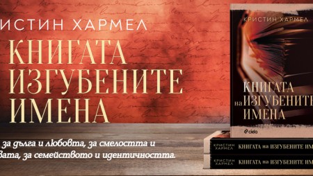 „Книгата на изгубените имена“ от Кристин Хармел – роман за смелостта да запазиш себе си