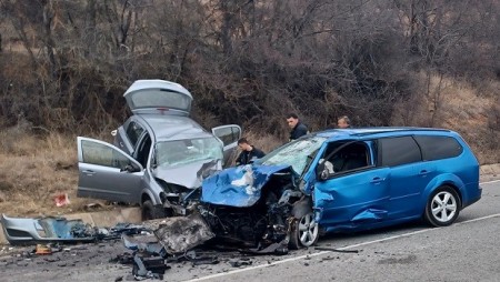 Тежка катастрофа с много пострадали край Кюстендил