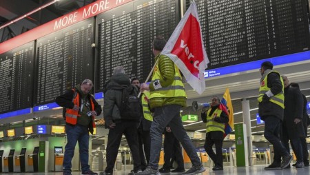 Стачка парализира летищата в Германия