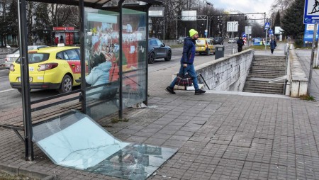 Силният вятър събори дървета, изпочупи клони и отнесе ламарини във Варна