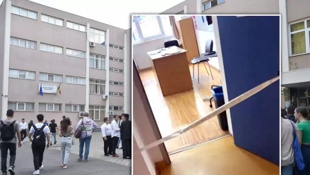 В Румъния ученик се опита да убие учителката си