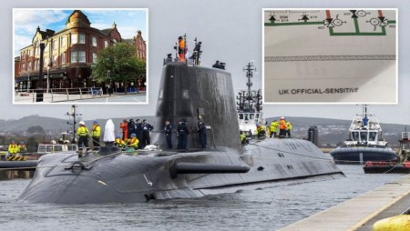 Поверителни документи на подводница на британския флот са намерени в кръчма