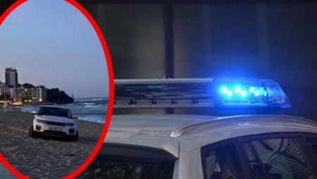 Украинец се „разходи“ с луксозния си джип из плажа край Варна
