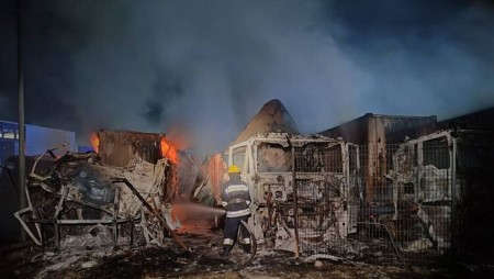 Руски въздушни удари поразиха пристанището на Измаил