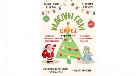 Елате на спектакъла „Коледна елха“