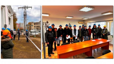Студенти от ТУ Варна посетиха Учебния център на ЕНЕРГО-ПРО, подстанция и високоволтова лаборатория на ЕРП Север