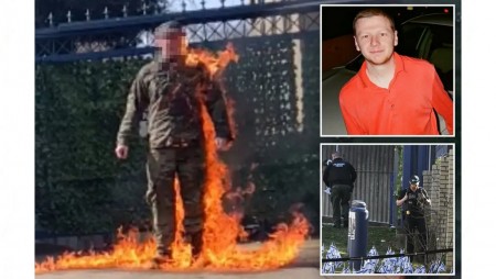 US летец се самозапали в знак на протест срещу нахлуването на Израел в Газа
