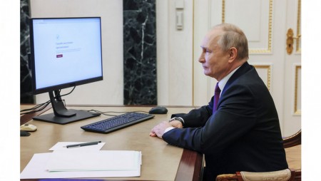 Победа на Путин с близо 88 % в президентските избори в Русия