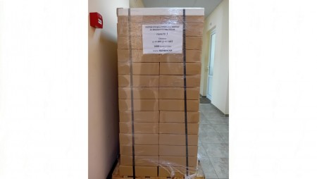 Пристигнаха ролките със специализираната хартия за изборите на 9 юни