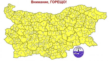 Жълт код за жеги и за утре за Варненско