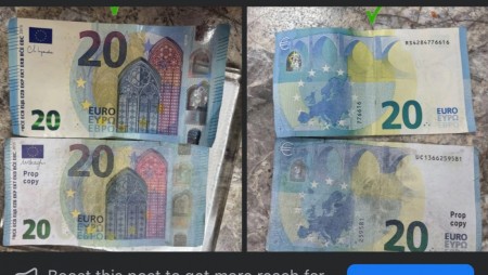 Пробутаха фалшива банкнота от 20 евро в Провадия