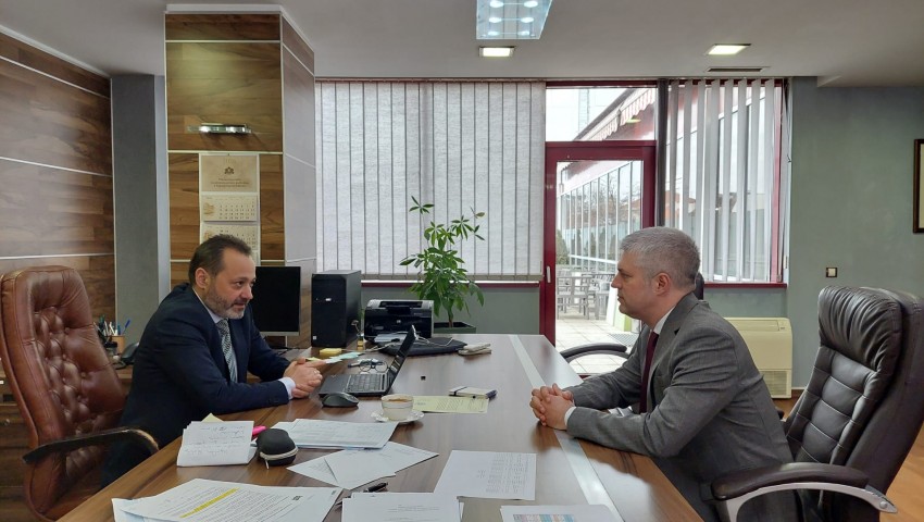 Министър Найденов обсъди проблемите на водоснабдяването на Варна с кмета Благомир Коцев