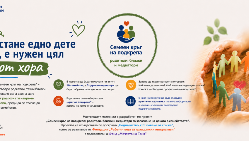 Понякога, за да остане едно дете у дома, е нужен цял кръг от хора