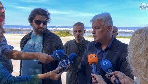 Не са констатирани отломки от дрон при потопения в Черно море кораб, каза министър Димитър Стоянов